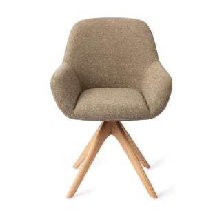 Jesper Home Kushi Moss Meadow Eetkamerstoel - Revolve Oak Natural