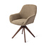 Jesper Home Kushi Moss Meadow Eetkamerstoel - Revolve Oak Walnut