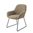 Jesper Home Kushi Moss Meadow Eetkamerstoel - Slide Black