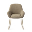 Jesper Home Kushi Moss Meadow Eetkamerstoel - Slide Gold