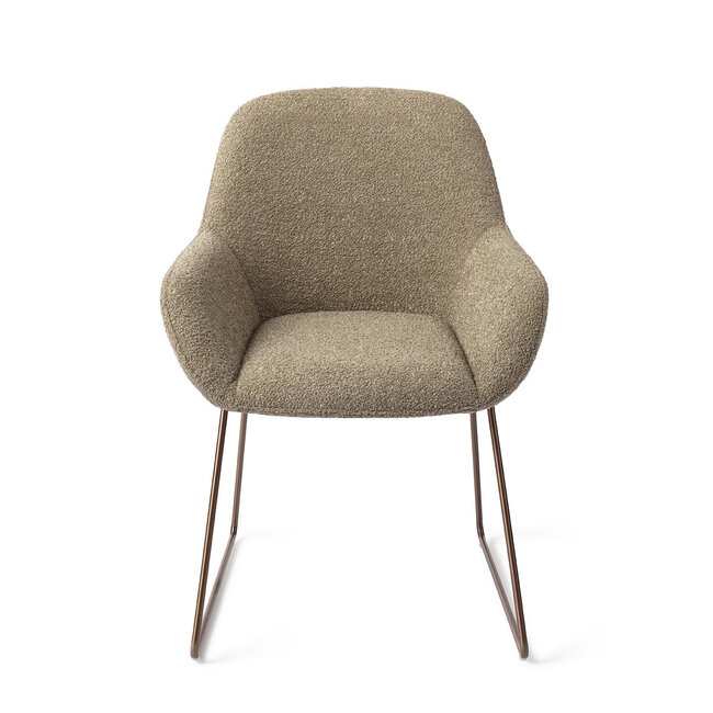 Jesper Home Kushi Moss Meadow Eetkamerstoel - Slide Rose