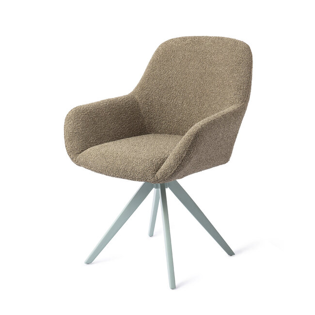 Jesper Home Kushi Moss Meadow Eetkamerstoel - Turn Mint