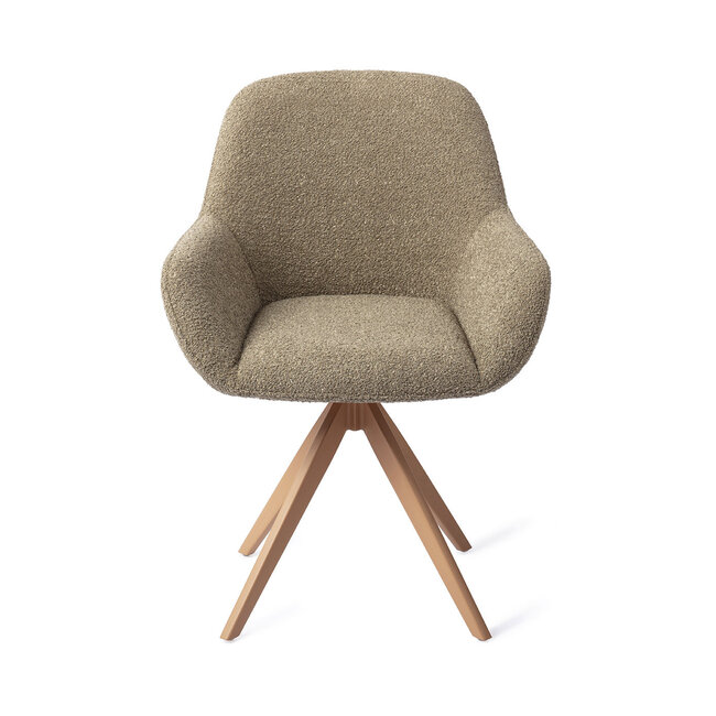 Jesper Home Kushi Moss Meadow Eetkamerstoel - Turn Peach