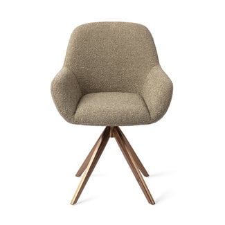 Jesper Home Kushi Moss Meadow Eetkamerstoel - Turn Rose