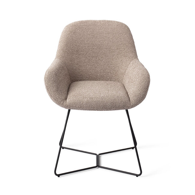 Jesper Home Kushi Stone Haze Eetkamerstoel - Beehive Black