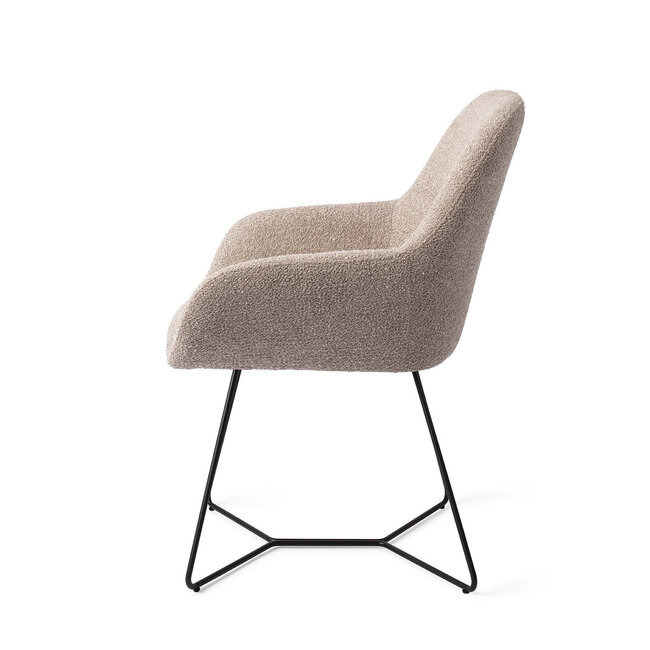 Jesper Home Kushi Stone Haze Eetkamerstoel - Beehive Black