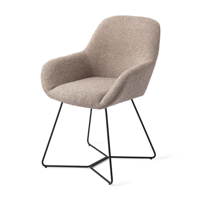 Jesper Home Kushi Stone Haze Eetkamerstoel - Beehive Black