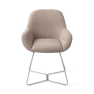Jesper Home Kushi Stone Haze Eetkamerstoel - Beehive Steel Jesper Home Kushi Stone Haze Eetkamerstoel - Beehive Steel