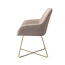 Jesper Home Kushi Stone Haze Eetkamerstoel - Cross Gold