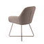 Jesper Home Kushi Stone Haze Eetkamerstoel - Cross Rose Gold