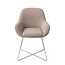 Jesper Home Kushi Stone Haze Eetkamerstoel - Cross Steel