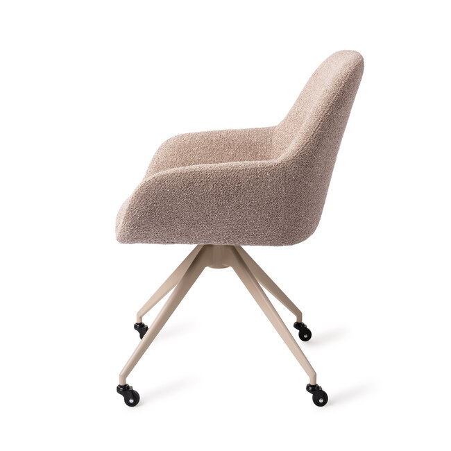Jesper Home Kushi Stone Haze Eetkamerstoel - Glide Beige