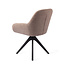 Jesper Home Kushi Stone Haze Eetkamerstoel - Revolve Oak Black