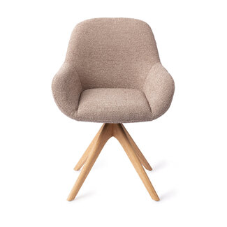 Jesper Home Kushi Stone Haze Eetkamerstoel - Revolve Oak Natural
