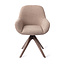 Jesper Home Kushi Stone Haze Eetkamerstoel - Revolve Oak Walnut