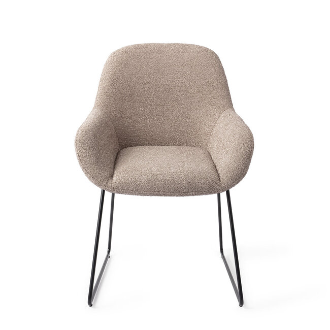 Jesper Home Kushi Stone Haze Eetkamerstoel - Slide Black
