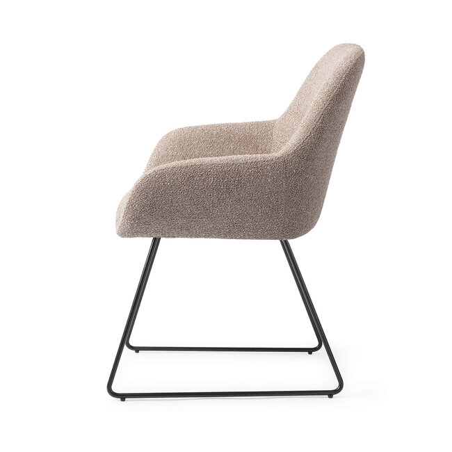 Jesper Home Kushi Stone Haze Eetkamerstoel - Slide Black