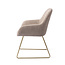Jesper Home Kushi Stone Haze Eetkamerstoel - Slide Gold