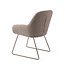 Jesper Home Kushi Stone Haze Eetkamerstoel - Slide Rose Gold