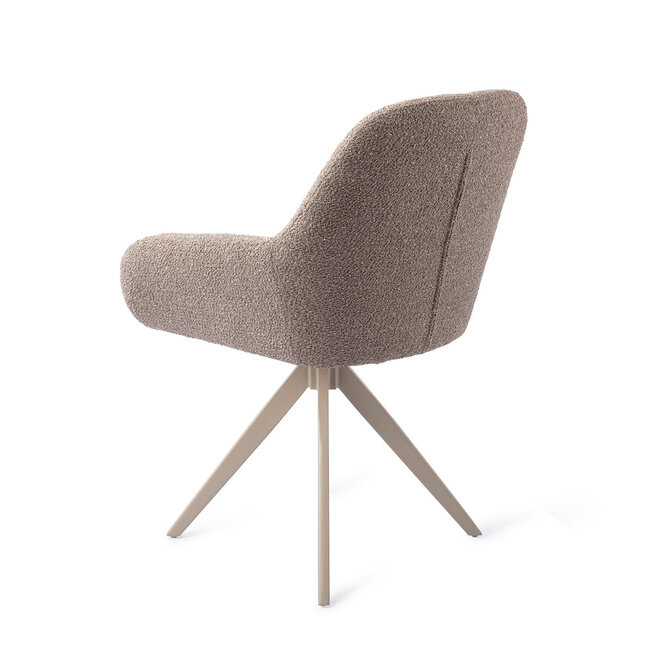 Jesper Home Kushi Stone Haze Eetkamerstoel - Turn Beige