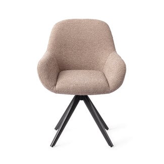 Jesper Home Kushi Stone Haze Eetkamerstoel - Turn Black