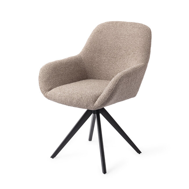 Jesper Home Kushi Stone Haze Eetkamerstoel - Turn Black