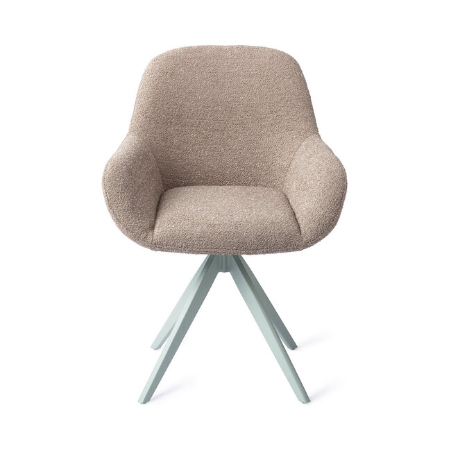 Jesper Home Kushi Stone Haze Eetkamerstoel - Turn Mint
