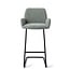 Jesper Home Misaki Breezy Blue Barkruk  - Arch Black (H)