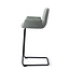 Jesper Home Misaki Breezy Blue Barkruk (H) - Bar Arch Black