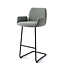 Jesper Home Misaki Breezy Blue Barkruk (H) - Bar Arch Black