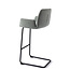 Jesper Home Misaki Breezy Blue Barkruk (H) - Bar Arch Black