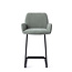Jesper Home Misaki Breezy Blue Barkruk (L) - Counter Arch Black