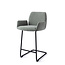 Jesper Home Misaki Breezy Blue Barkruk (L) - Counter Arch Black