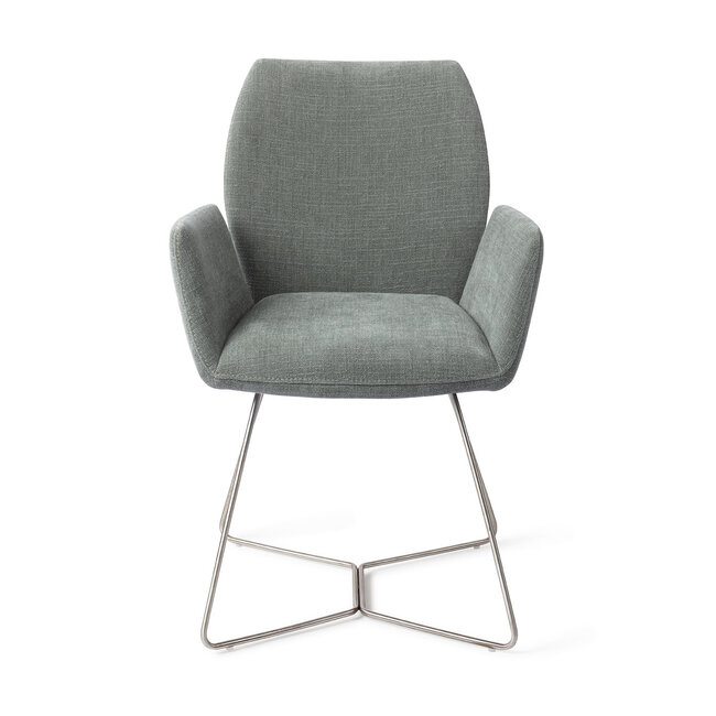 Jesper Home Misaki Breezy Blue Eetkamerstoel - Beehive Steel