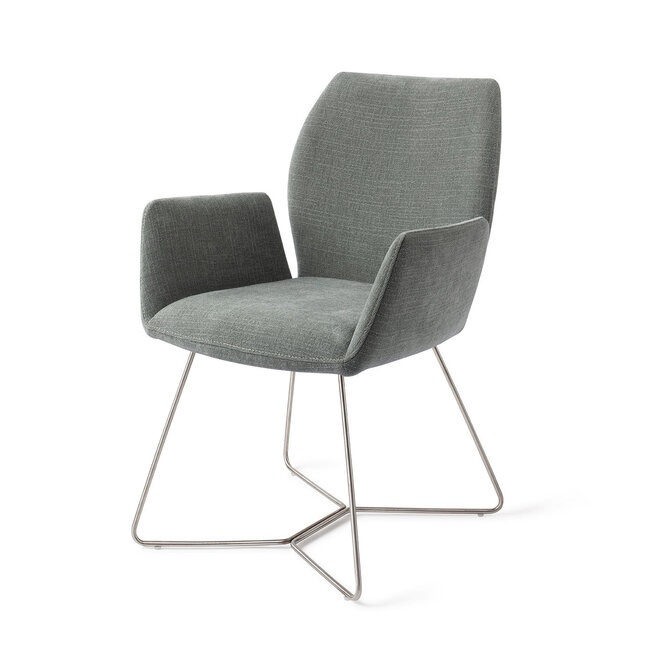 Jesper Home Misaki Breezy Blue Eetkamerstoel - Beehive Steel