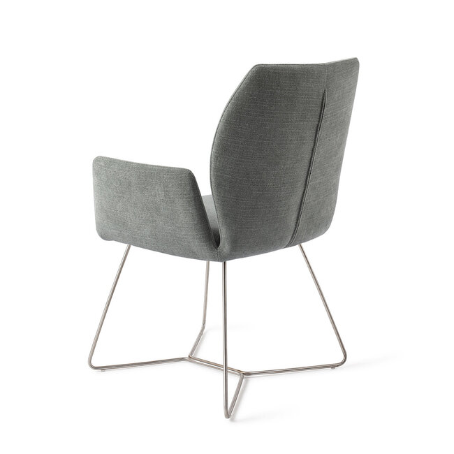 Jesper Home Misaki Breezy Blue Eetkamerstoel - Beehive Steel