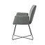 Jesper Home Misaki Breezy Blue Eetkamerstoel - Cross Black