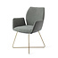 Jesper Home Misaki Breezy Blue Eetkamerstoel - Cross Gold