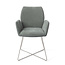 Jesper Home Misaki Breezy Blue Eetkamerstoel - Cross Steel