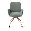 Jesper Home Misaki Breezy Blue Eetkamerstoel - Glide Beige