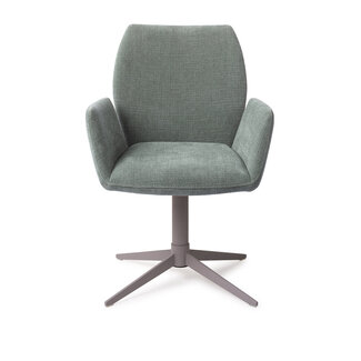 Jesper Home Misaki Breezy Blue Eetkamerstoel - Quad Grey
