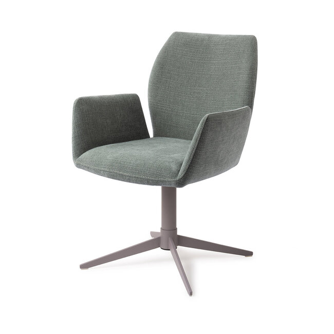 Jesper Home Misaki Breezy Blue Eetkamerstoel - Quad Grey