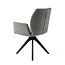 Jesper Home Misaki Breezy Blue Eetkamerstoel - Revolve Oak Black