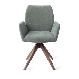 Jesper Home Misaki Breezy Blue Eetkamerstoel - Revolve Oak Walnut