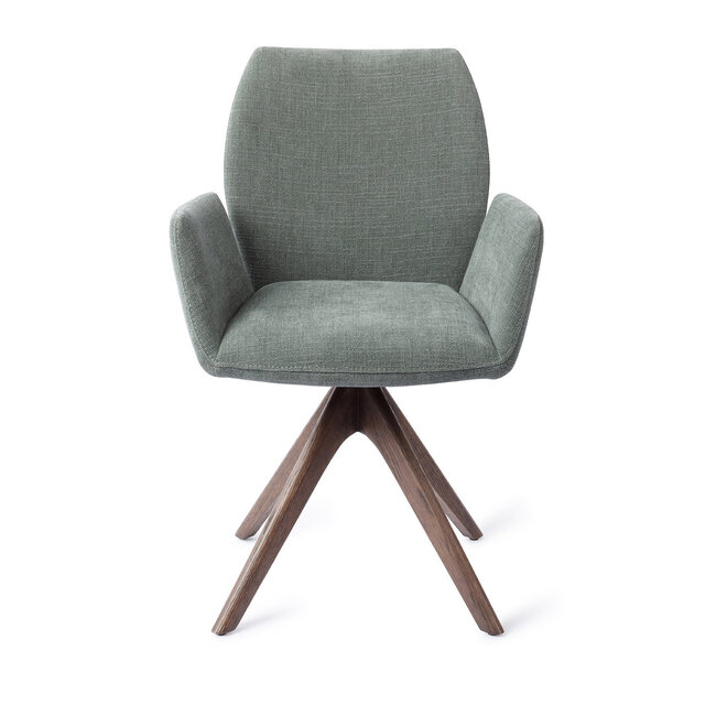 Jesper Home Misaki Breezy Blue Eetkamerstoel - Revolve Oak Walnut