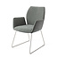Jesper Home Misaki Breezy Blue Eetkamerstoel - Slide Steel