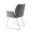 Jesper Home Misaki Breezy Blue Eetkamerstoel - Slide Steel