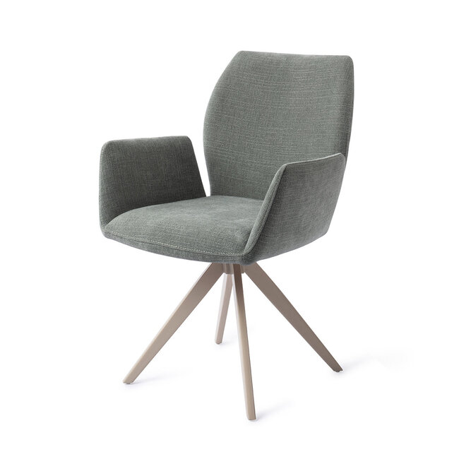 Jesper Home Misaki Breezy Blue Eetkamerstoel - Turn Beige