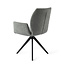 Jesper Home Misaki Breezy Blue Eetkamerstoel - Turn Black