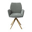 Jesper Home Misaki Breezy Blue Eetkamerstoel - Turn Gold